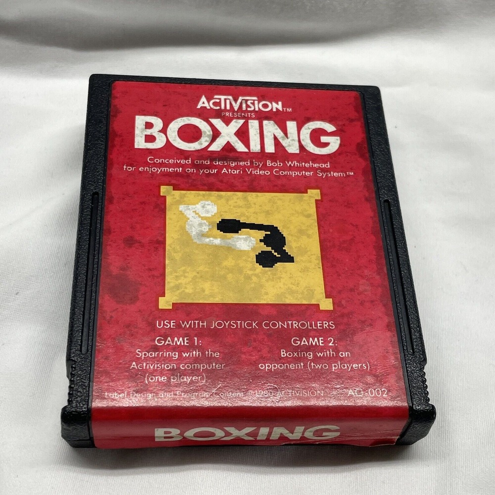 ActiVision Boxing Cartridge For Atari 2600 - Used, Untested.